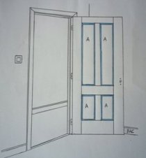 Cómo pintar puertas con entre paños